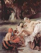 Francesco Hayez Bathsheba Bathing oil painting
